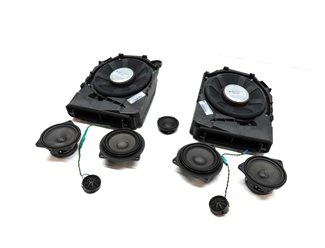 2013 BMW X1 (E84) RADIO STEREO SOUND SYSTEM SPEAKER SET/9 — exact item pictured